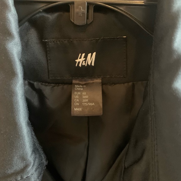 H&M Black Trench Coat - Picture 3 of 7